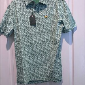 Masters Green Textured Polo Shirt